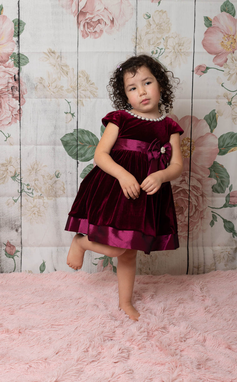 Velvet Fit & Flare Dress Brunelle Boutique Velvet Fit & Flare Dress Brunelle Boutique